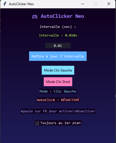 Étape 1